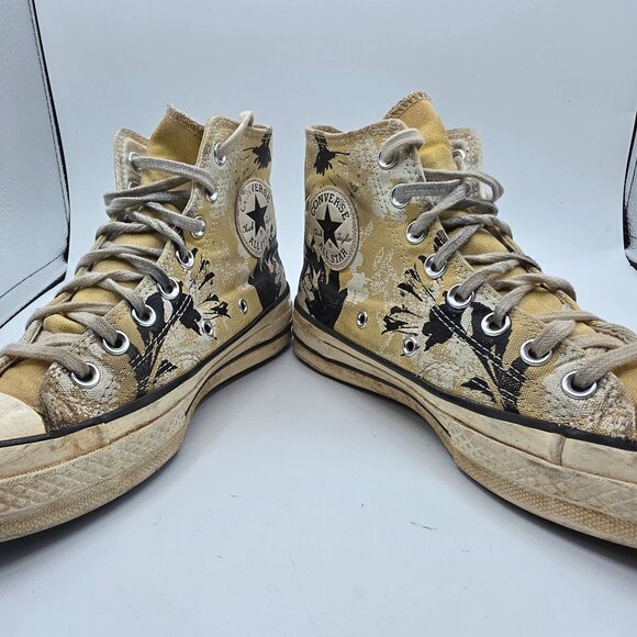 Converse Chuck 70 Floral Fushion Flower Womens Size 8.5 Yellow White Shoes - Picture 2 of 15